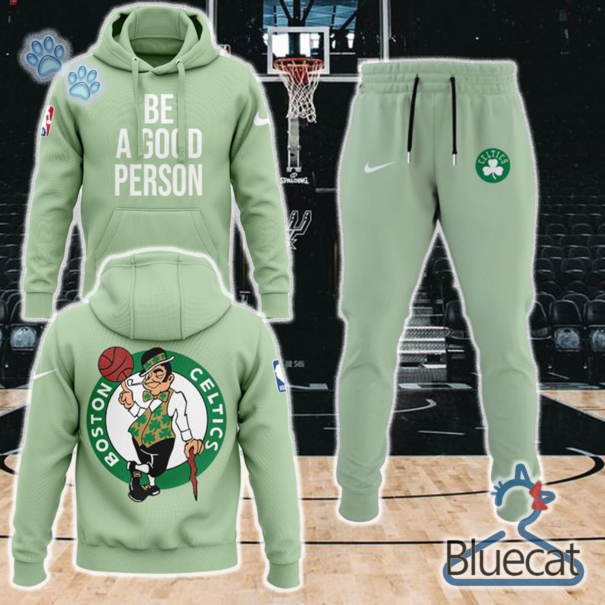 Boston Celtics Be A Good Person 3D Unisex Hoodie, Longpants Tshirt