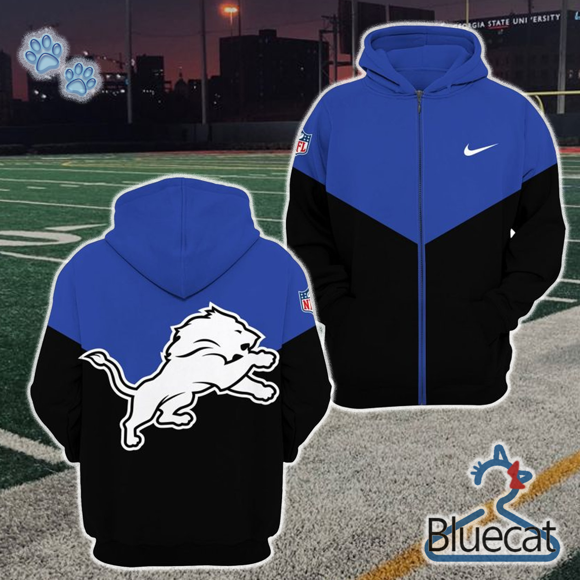 brad holmes x detroit lions 3d unisex hoodie longpants 1 1