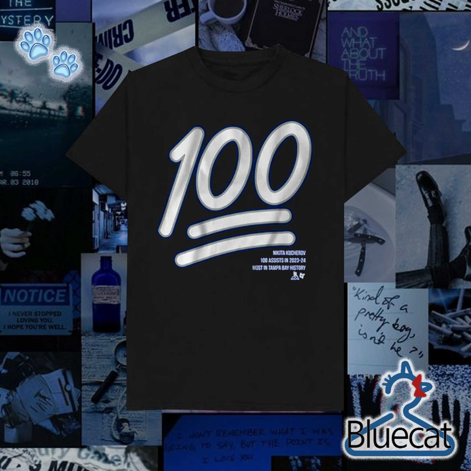 NIKITA KUCHEROV 100 ASSISTS T shirt