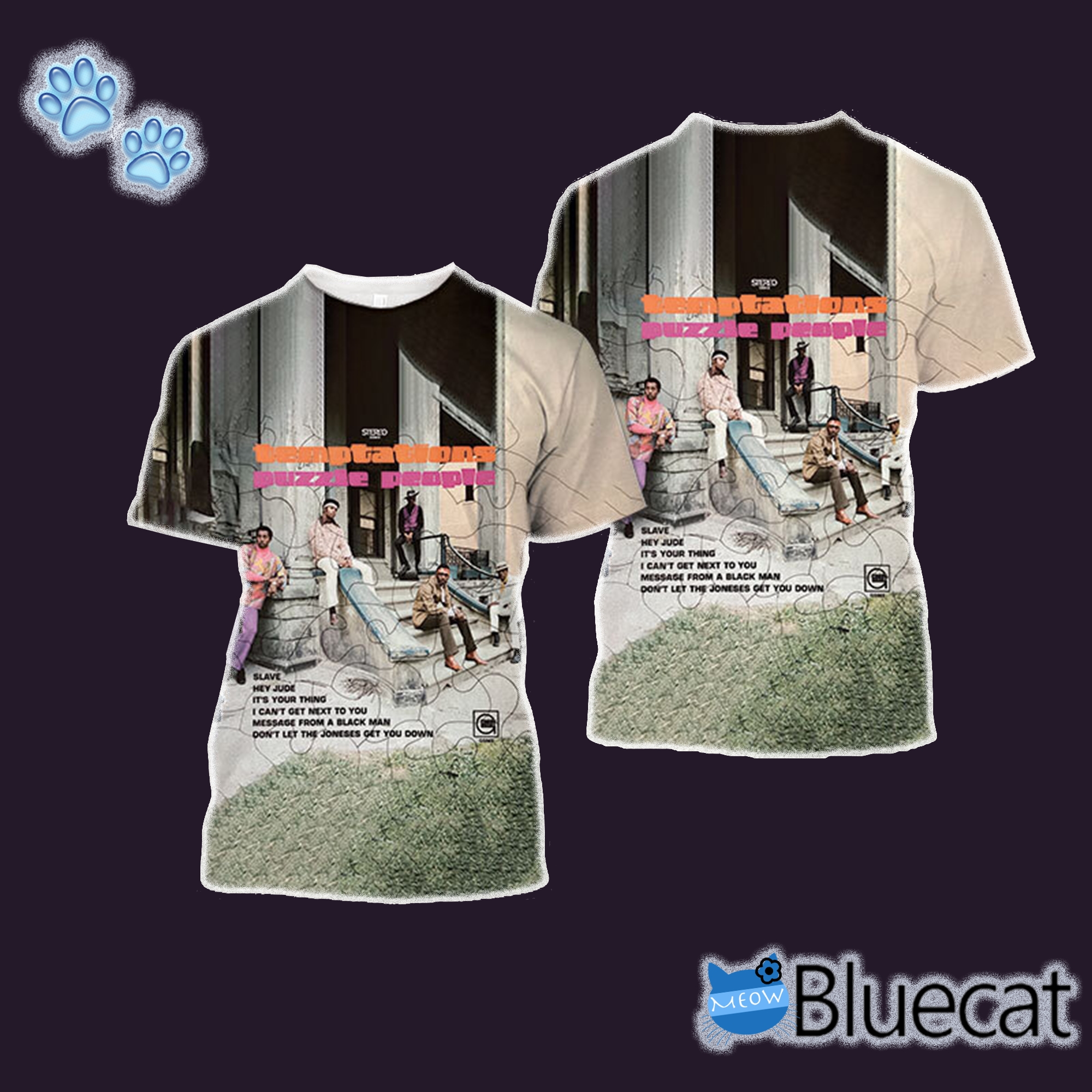 Puzzle People By The Temptations 3D Unisex Shirt t shirt