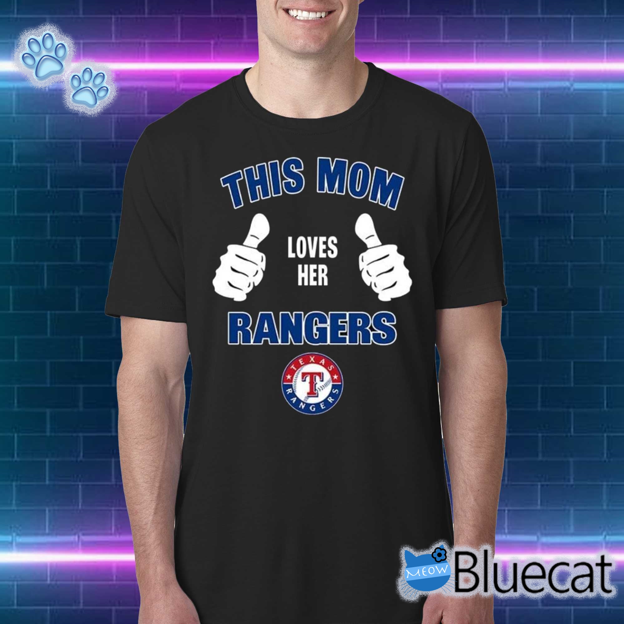 This Mom Loves Her Texas Rangers Mother’s Day T Shirt 1 Tshirt