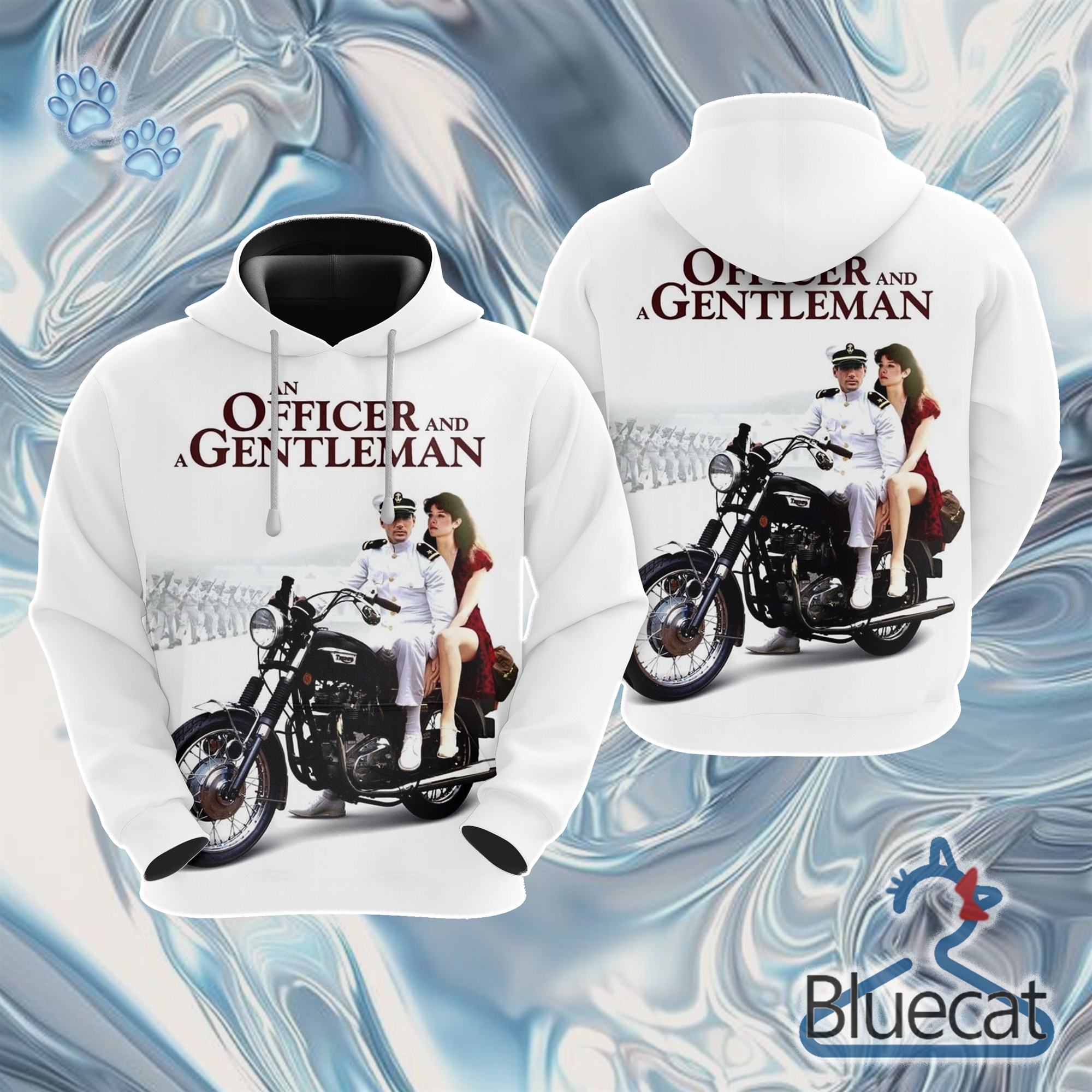 An Officer And A Gentleman White Hoodie Tee