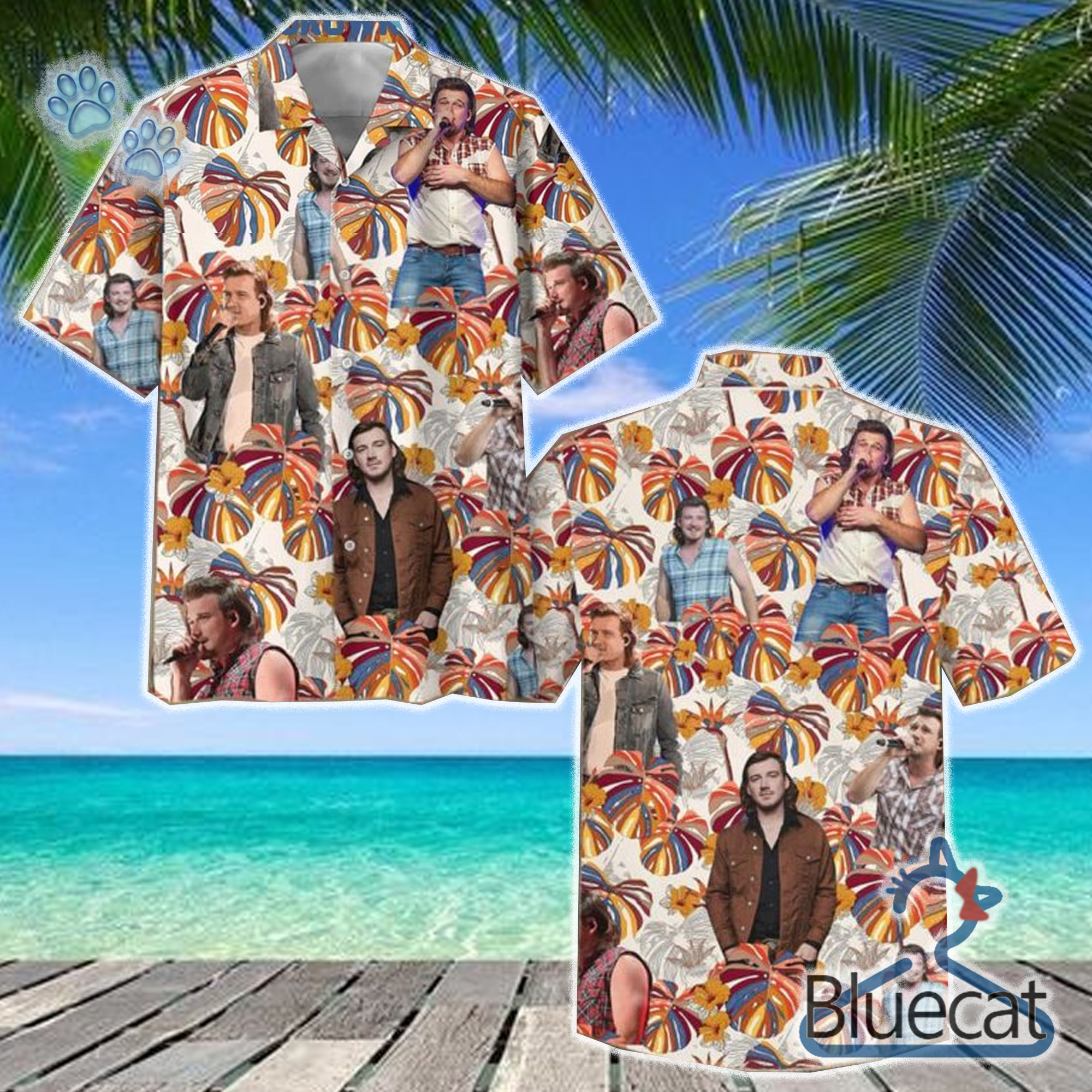 morgan wallen sand in my boots summer hawaiian shirts 1