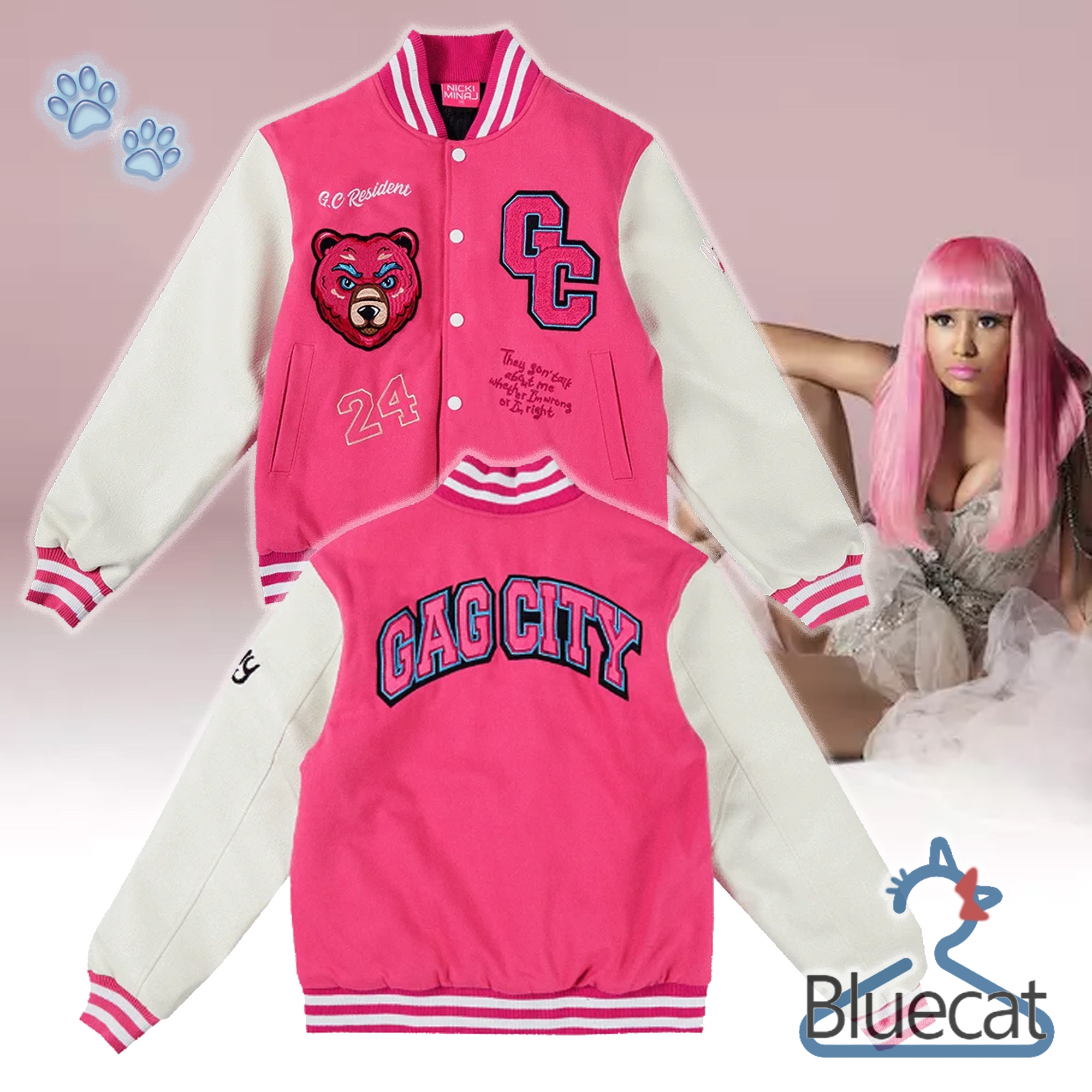 Nicki Minaj gag city varsity Unisex Jacket Tshirt