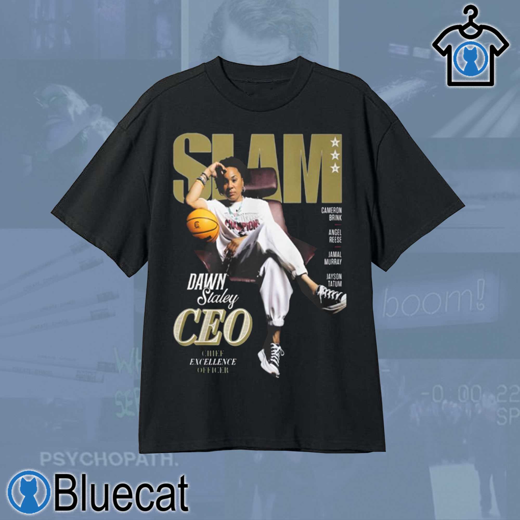 dawn staley slam ceo chief excellence officer unisex t shirt 1 2