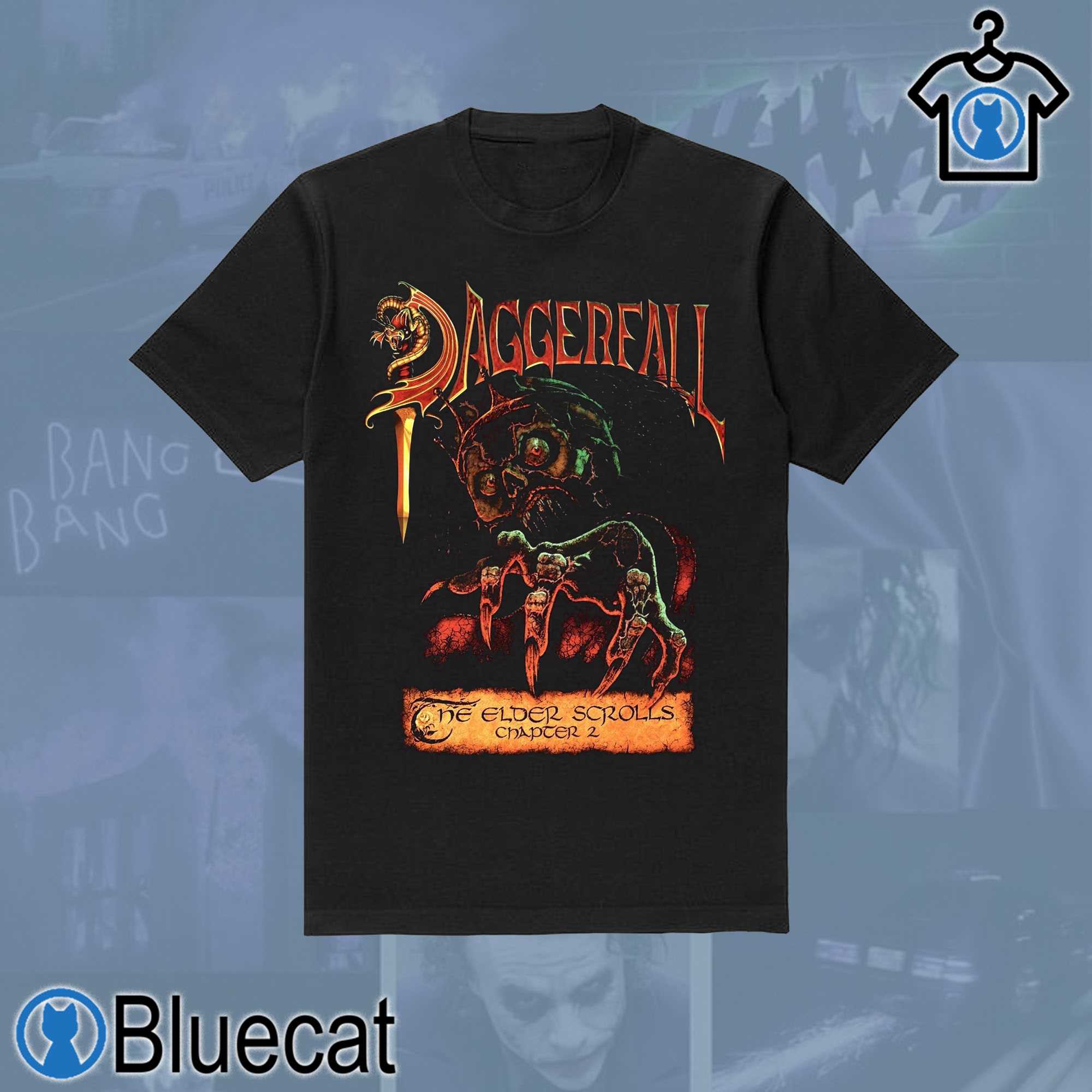 horror daggerfall the elder scrolls t shirt 1 1