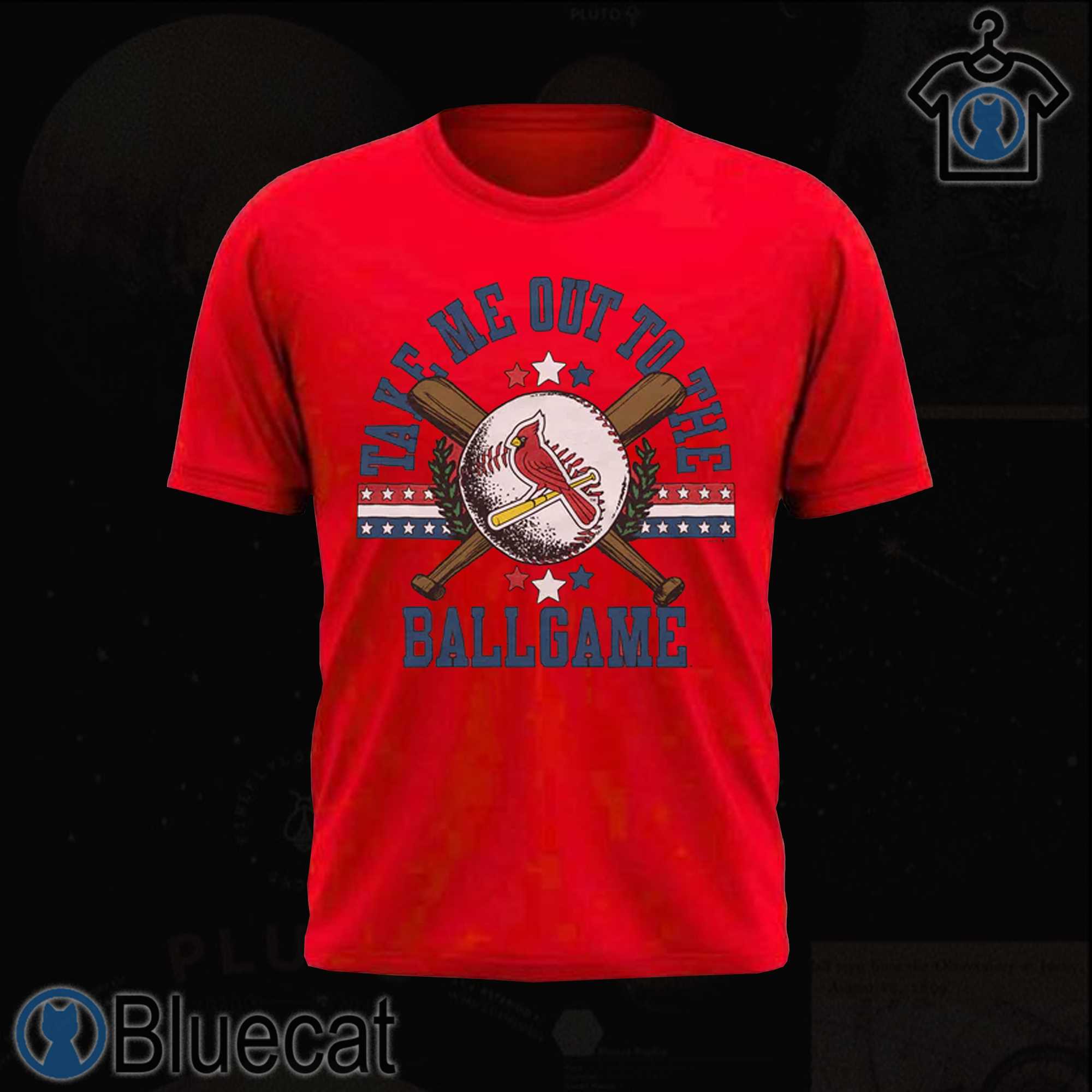 official st louis cardinals take me out to the ballgame t shirt 1 1