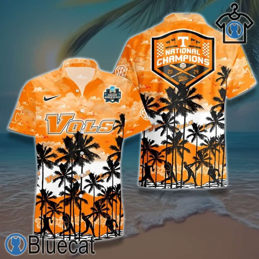 tennessee vols champions 2024 ncaa division i sunset 3d unisex hawaiian shirts 1