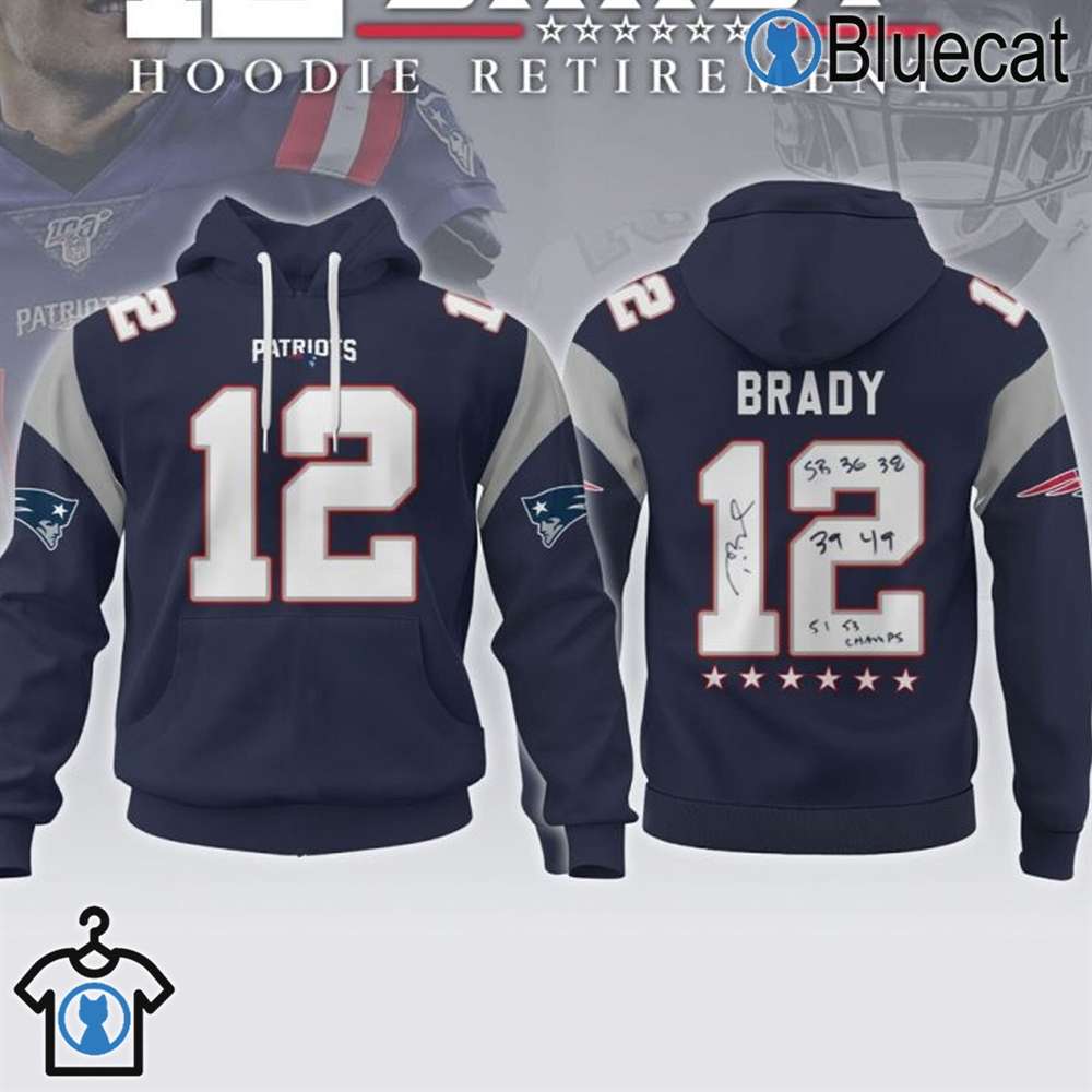 tom brady 12 retirement commemorative 3d hoodie longpants 1 2