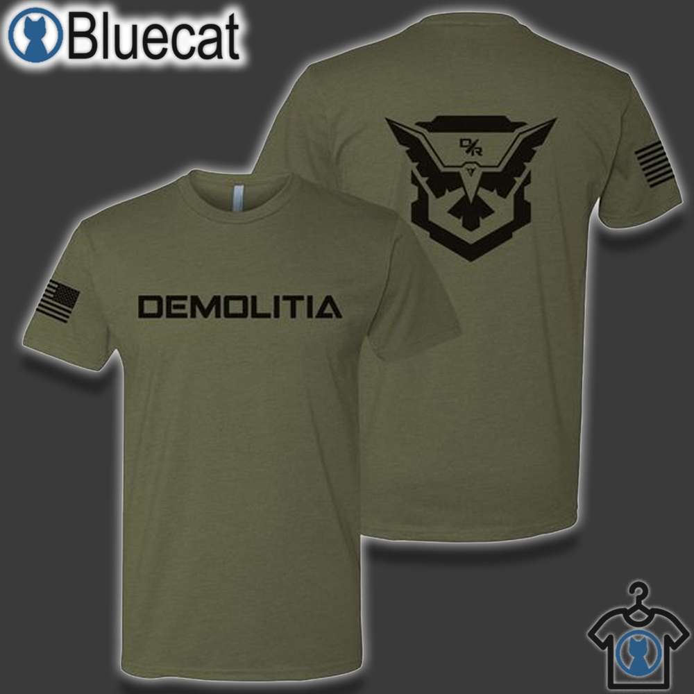 demolitia military green 3d t shirt 1