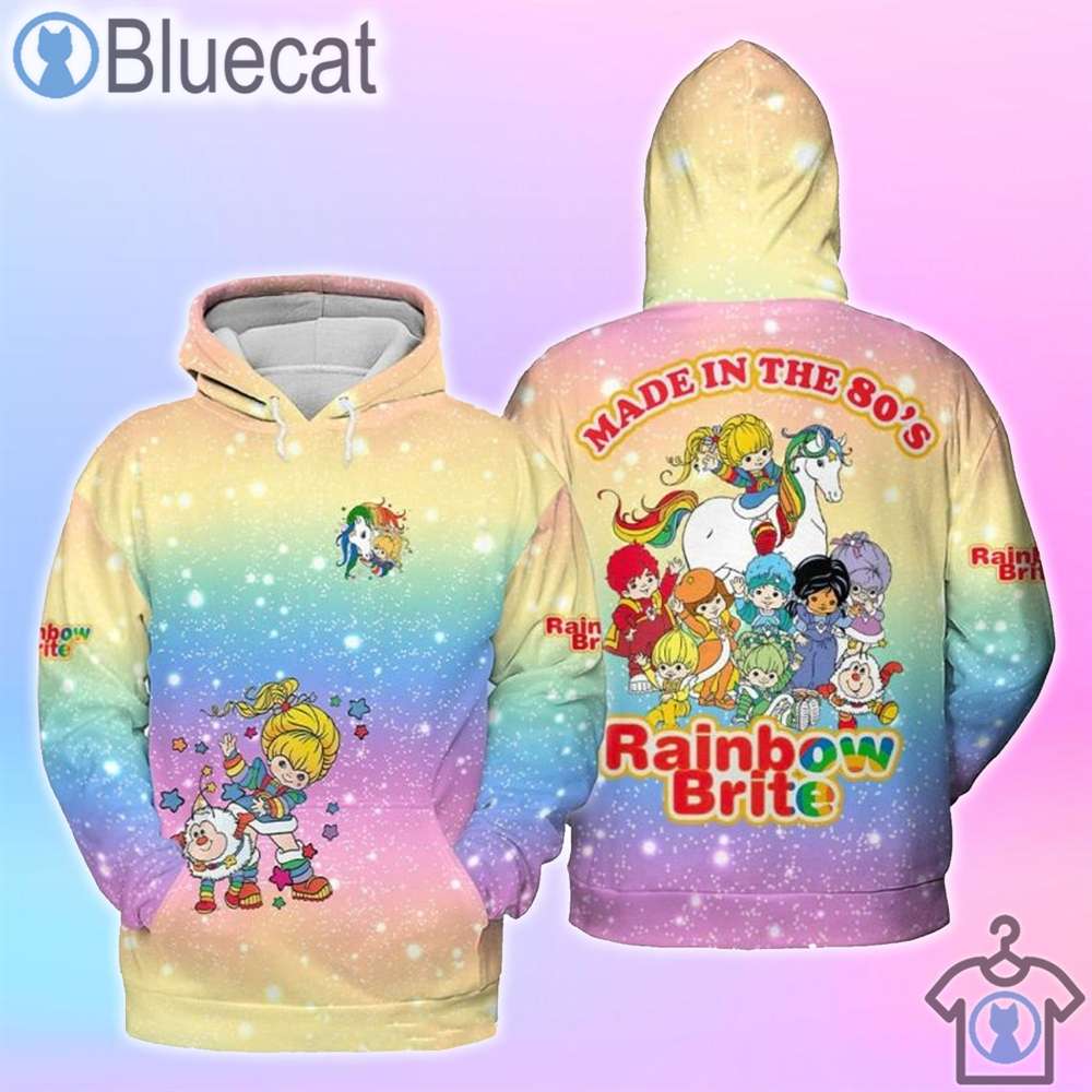 friends forever rainbow 80s design 3d unisex t shirt hoodie 1