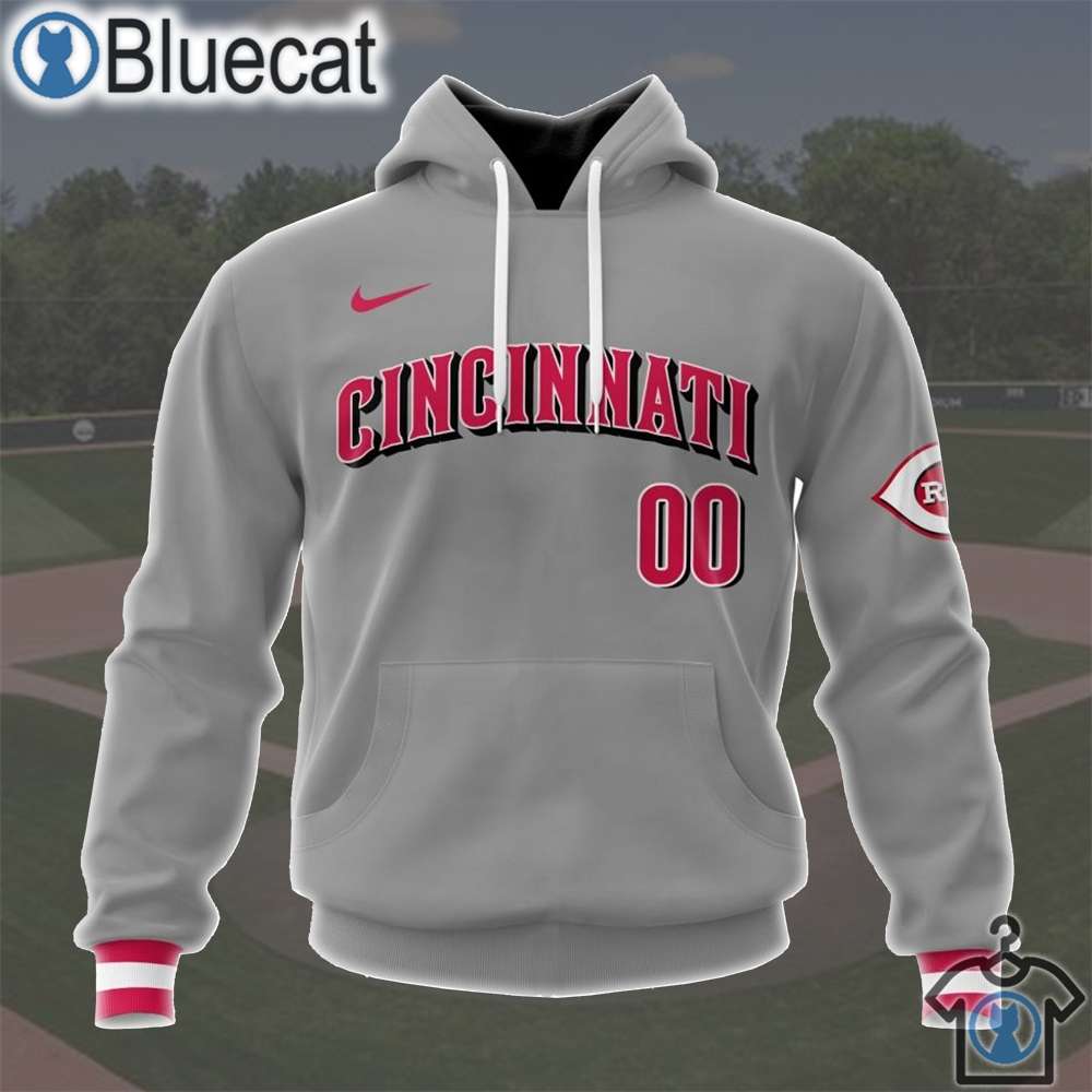 mlb cincinnati reds personalized 2024 road kits 3d unisex t shirt hoodie 1 2