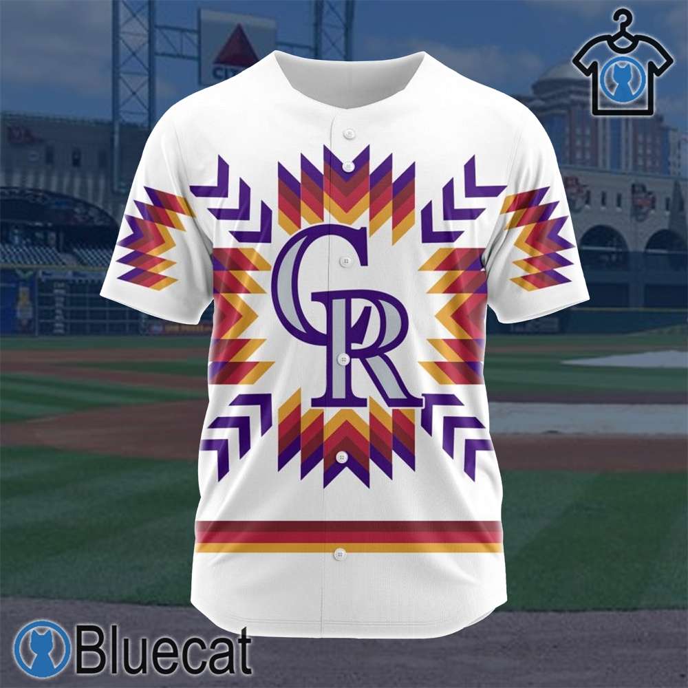 mlb colorado rockies special native design 3d baseball jersey 1 1