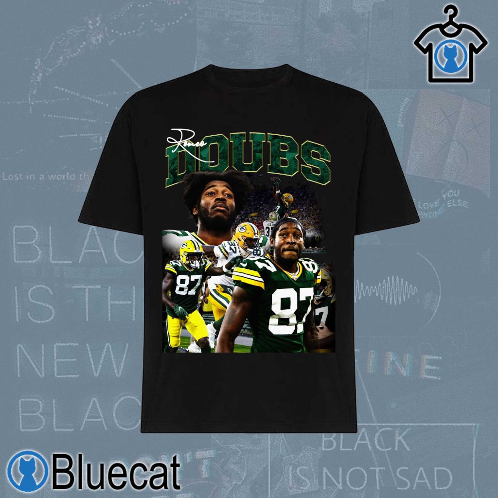 romeo doubs nfl green bay packers t shirt 1 2