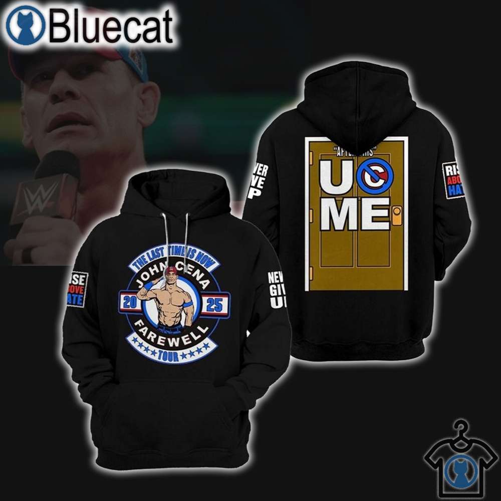 the last time is now john cena 2025 farewell tour 3d hoodie black 1