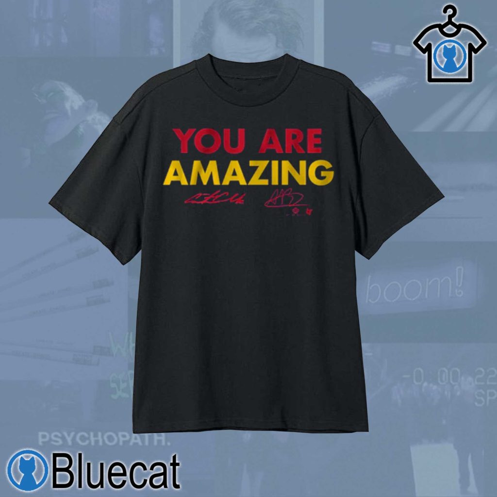 caitlin clark and aliyah boston you are amazing t shirt 1