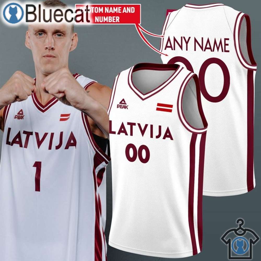 latvia 3×3 basketball olympic games paris 2024 white 3d unisex jersey 1