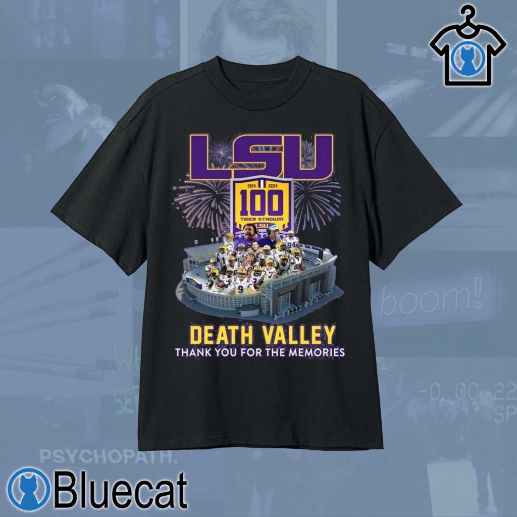 lsu tigers football fan 2024 celebrating 100th anniversary unisex t shirt 1