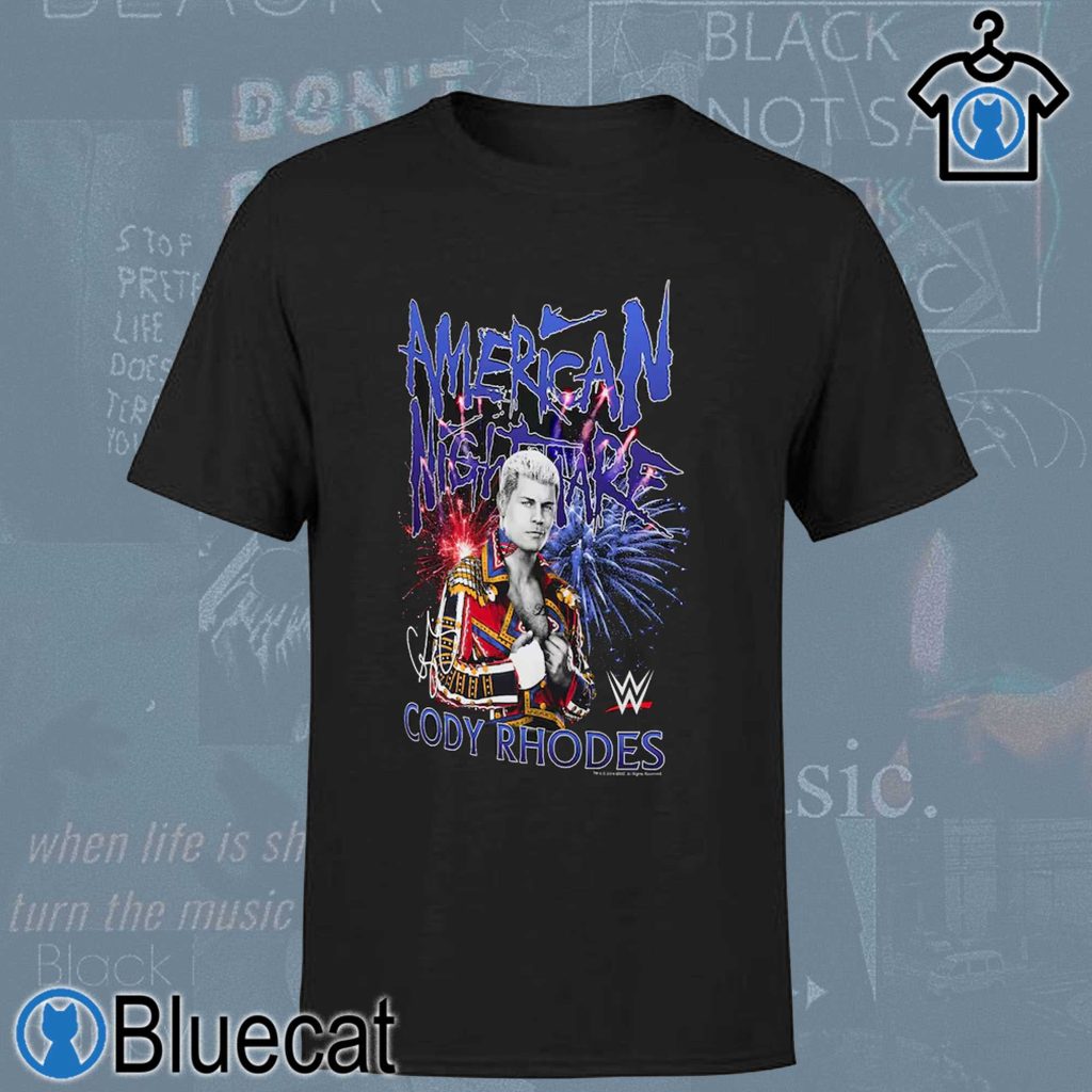 official cody rhodes ripple junction american nightmare fireworks graphic t shirt 1