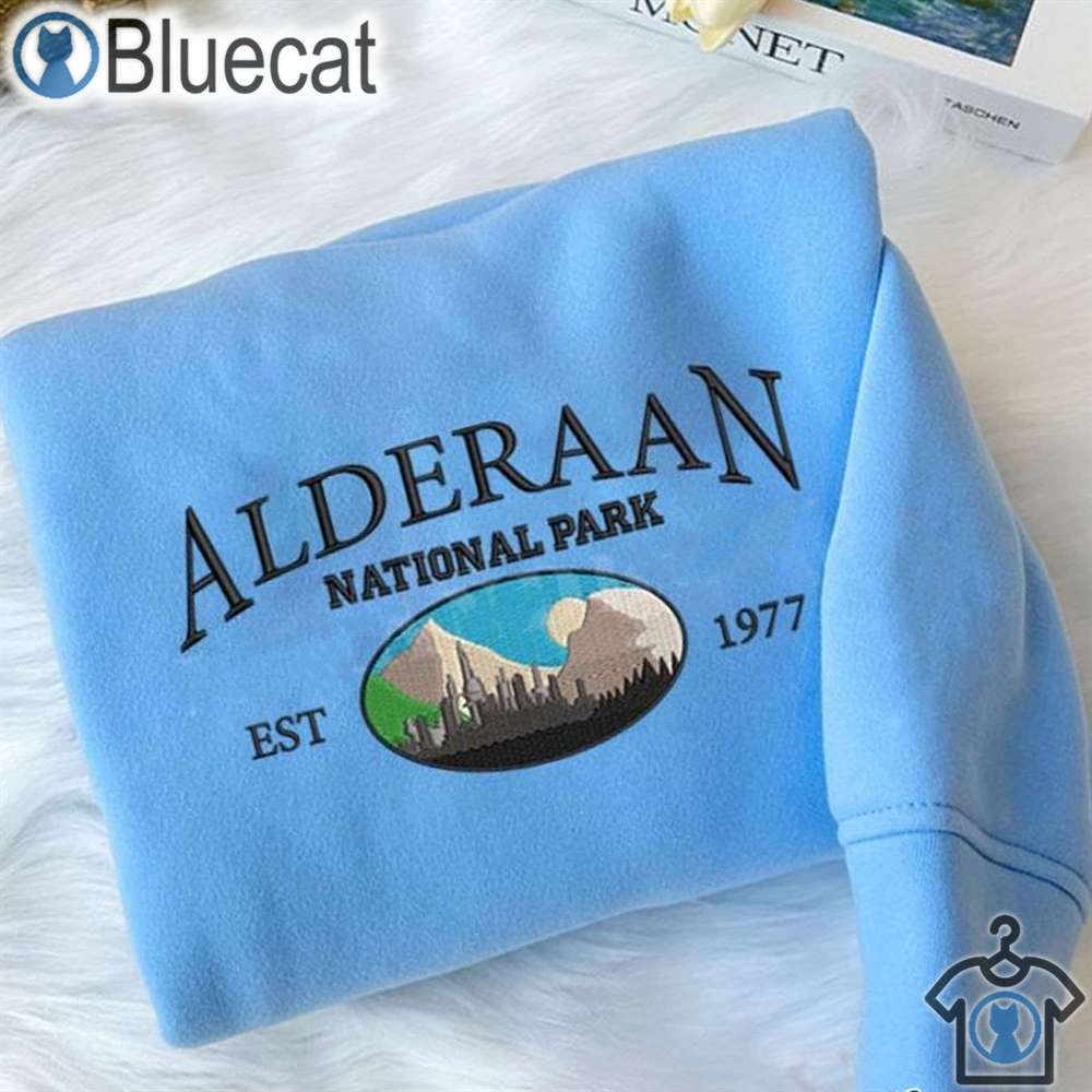 alderaan national park star wars embroidered sweatshirt hoodie t shirt