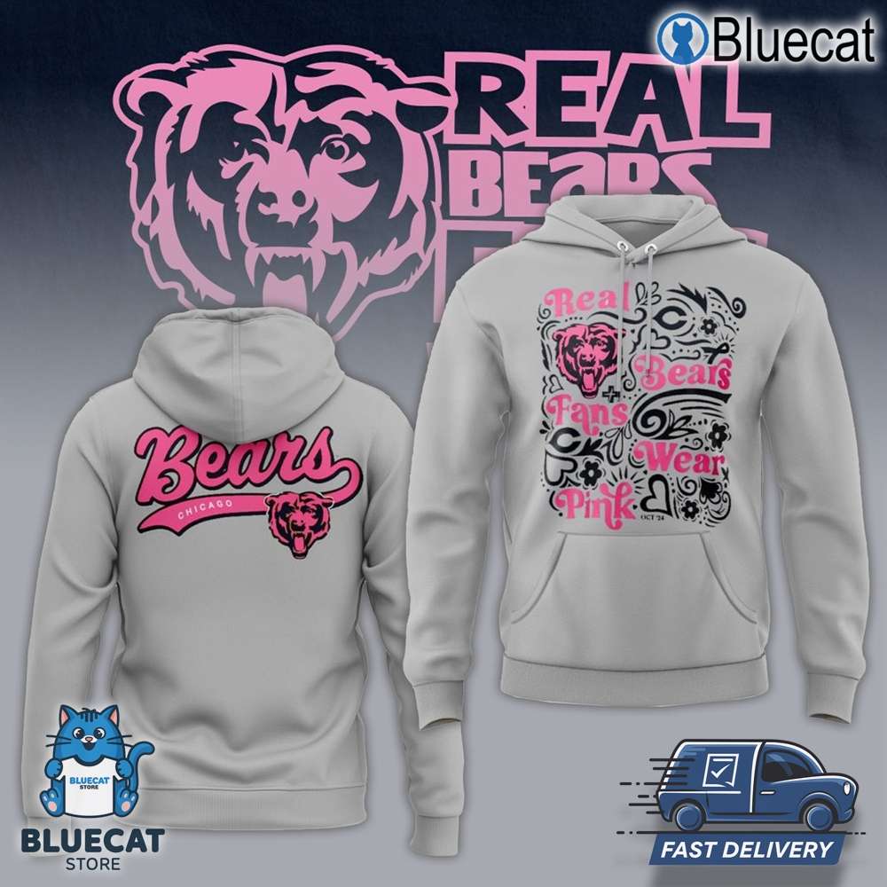 chicago bears fans wear pink special t shirt sweatshirt hoodie for chicago bears fans 1