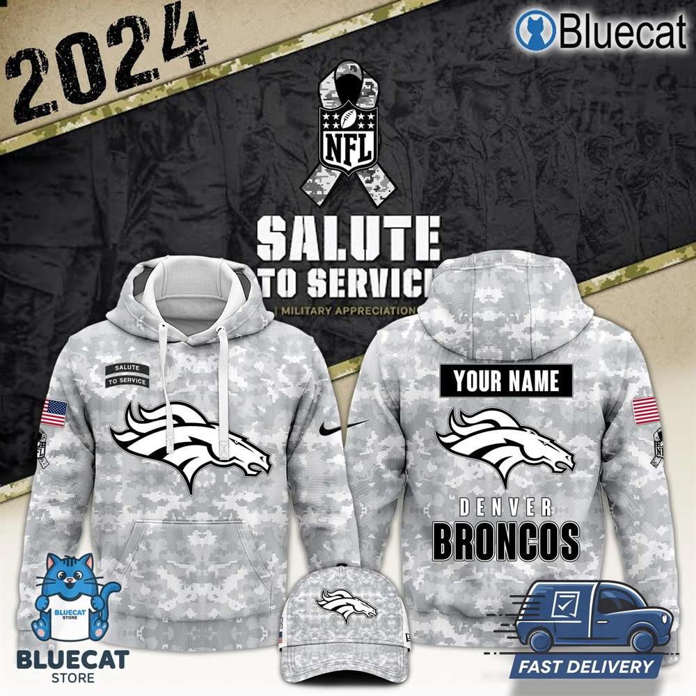 denver broncos camo 2024 salute to service club hoodie limited edition 1