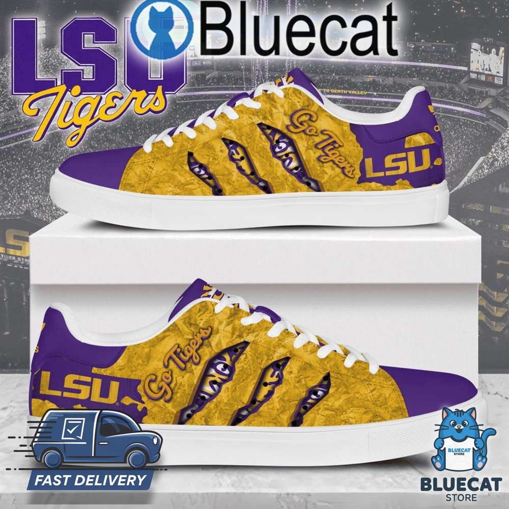 lsu tigers go tigers sport team stan smith shoes 1