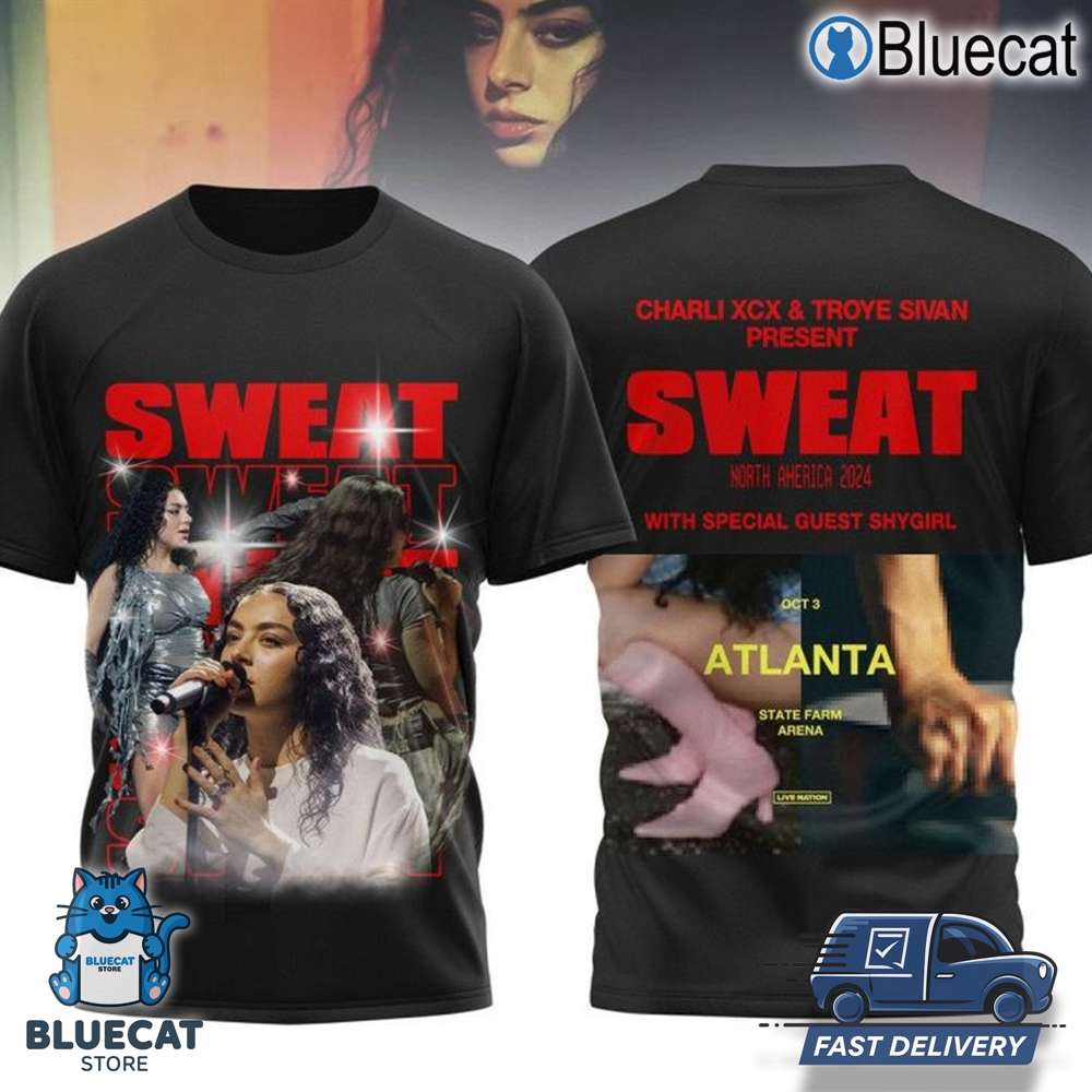 charli xcx troye sivan sweat north america 2024 tour hoodie t shirt